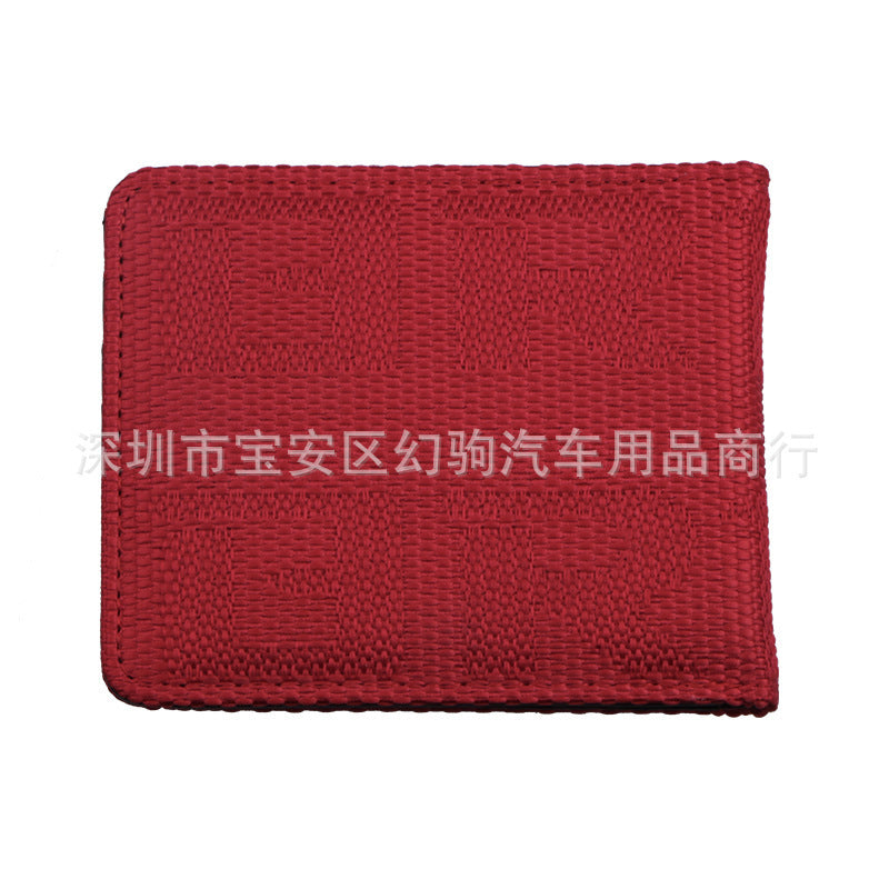 Car Modified Wallet Racing Modified Fabric Short Wallet