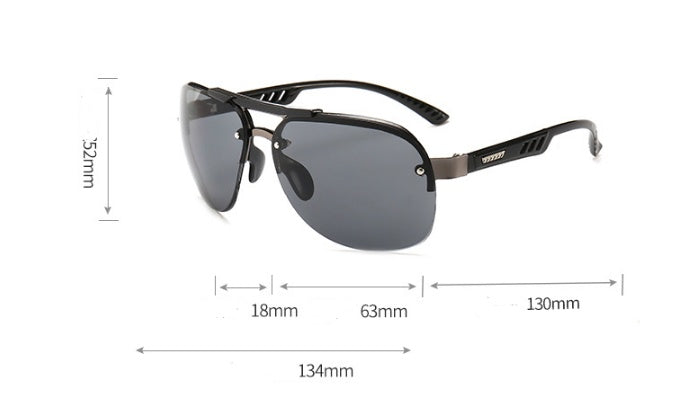 Cycling fishing sunglasses metal glasses