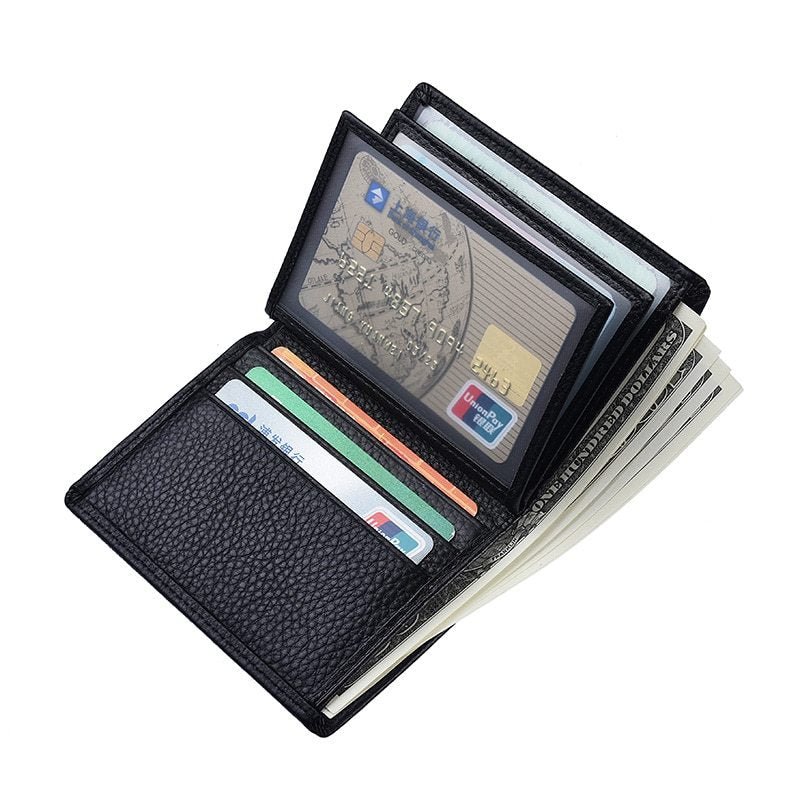 Multifunctional Short Leather Driver's License Wallet