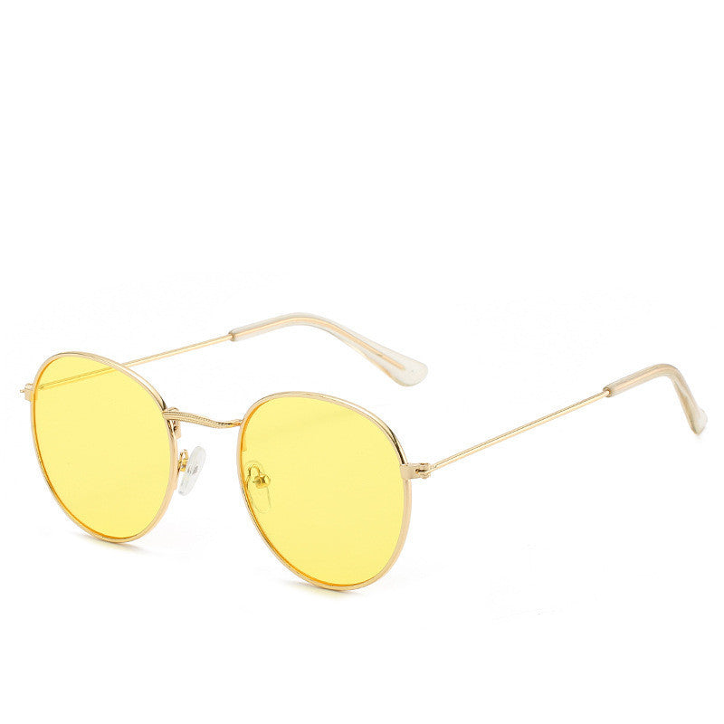 Colorful reflective sunglasses