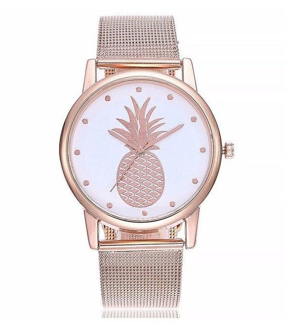 Belt watch Korean version of the watch Personality pineapple pattern simple quartz watch