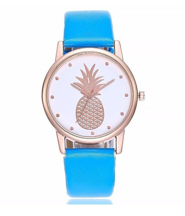 Belt watch Korean version of the watch Personality pineapple pattern simple quartz watch