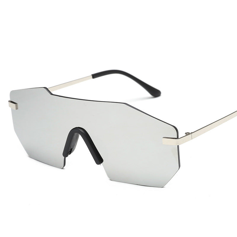 Polygonal men's sunglasses