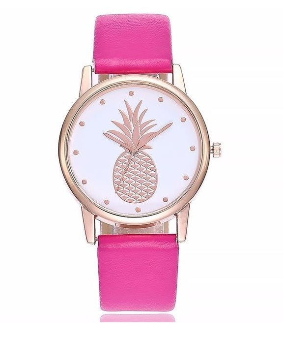 Belt watch Korean version of the watch Personality pineapple pattern simple quartz watch