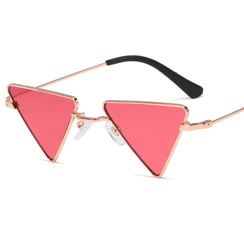 Triangle frame sunglasses