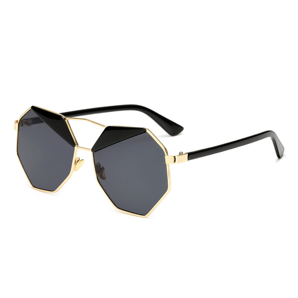 Polygonal eyebrow sunglasses