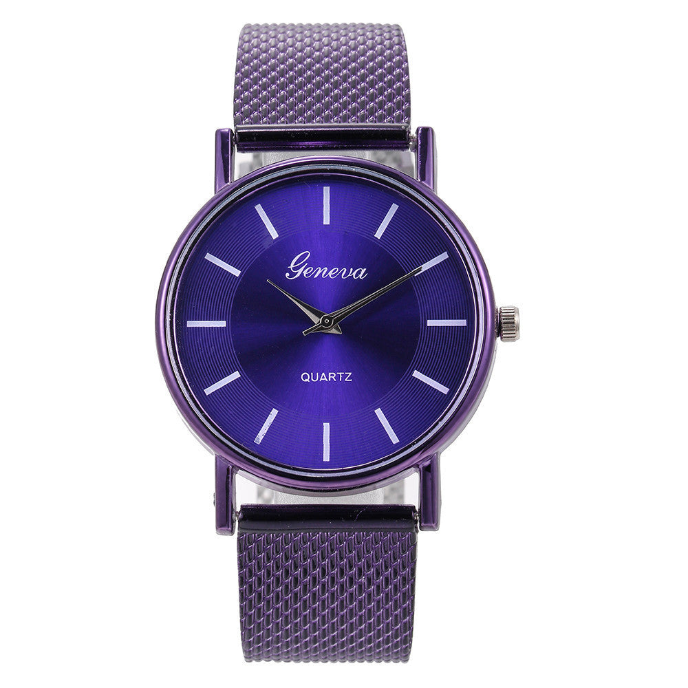 Fashion mesh strap watch