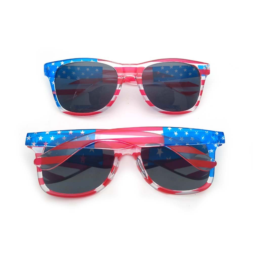 European and American rice nail flag glasses dance party party American flag glasse