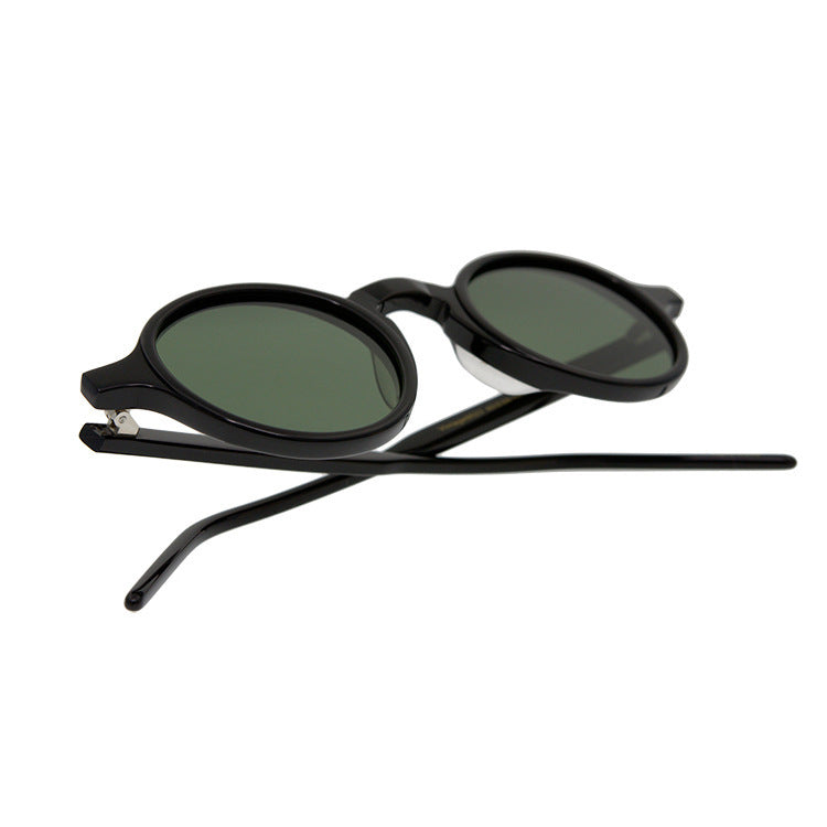 Circular Frame Plate Polarizing Sunglasses Circular Sunglasses