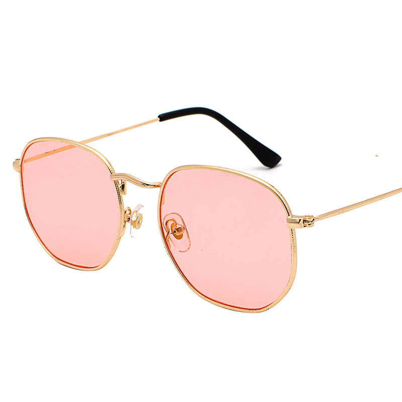 Fashion Metal Glasses Men's Literary Style Sunglasses