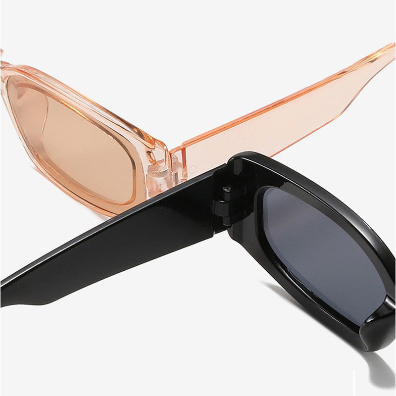 Square Party Sunglasses Women's Concave Shape Sunglasses