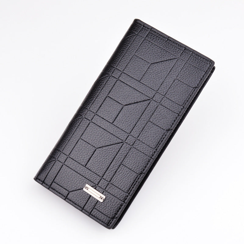 Fashion Embossed Multi-Card Pocket Wallet Plus Large-Capacity Suit Bag