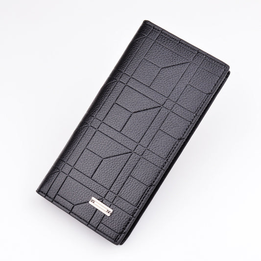 Fashion Embossed Multi-Card Pocket Wallet Plus Large-Capacity Suit Bag