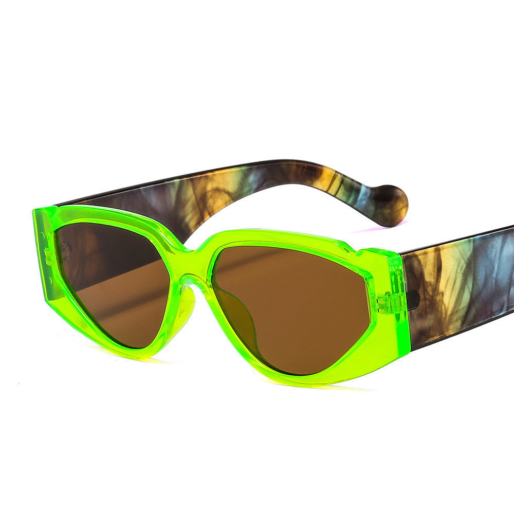 Personality Color Plastic  Sunglasses, Trendy Sunglasses For Men And Women, Cross-Border Sunglasses