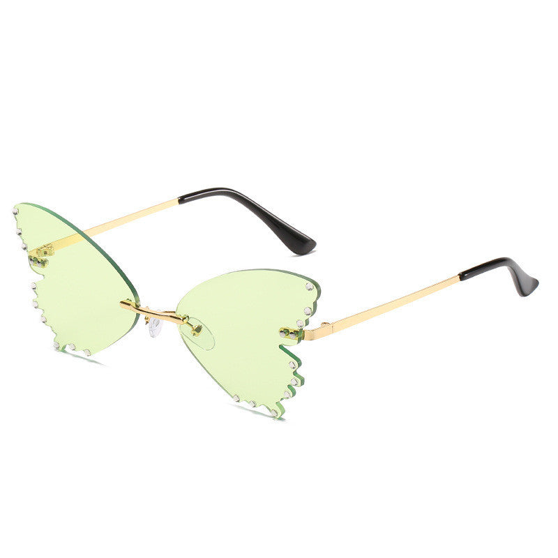 Sunglasses Women Street Shot Sweet Sunglasses Butterfly Glasses