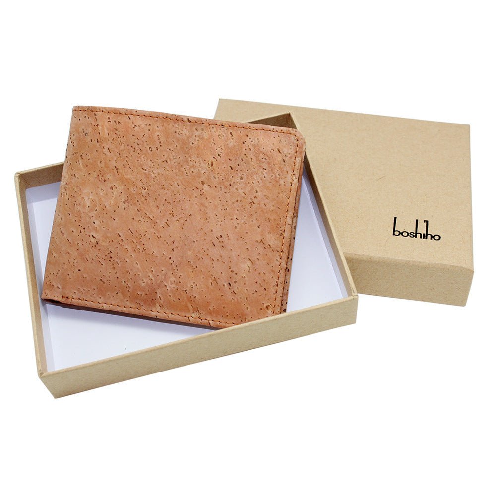 Cork Wallet Men's Cork Wallet