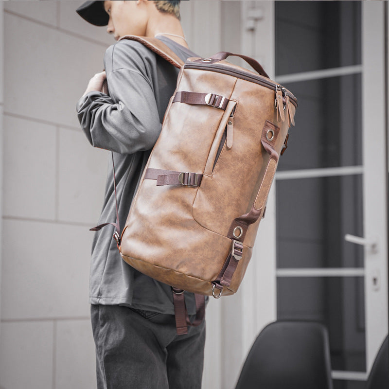 Travel Bag Male Korean Outdoor Travel Backpack Canvas Men's Luggage