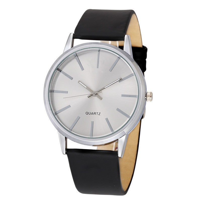 Simple leather strap leisure men's Watch