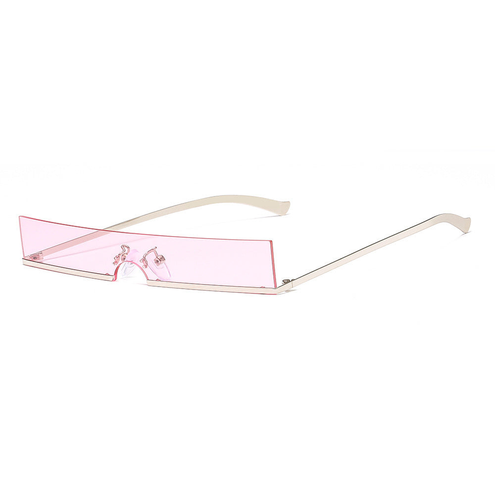 Rimless sunglasses