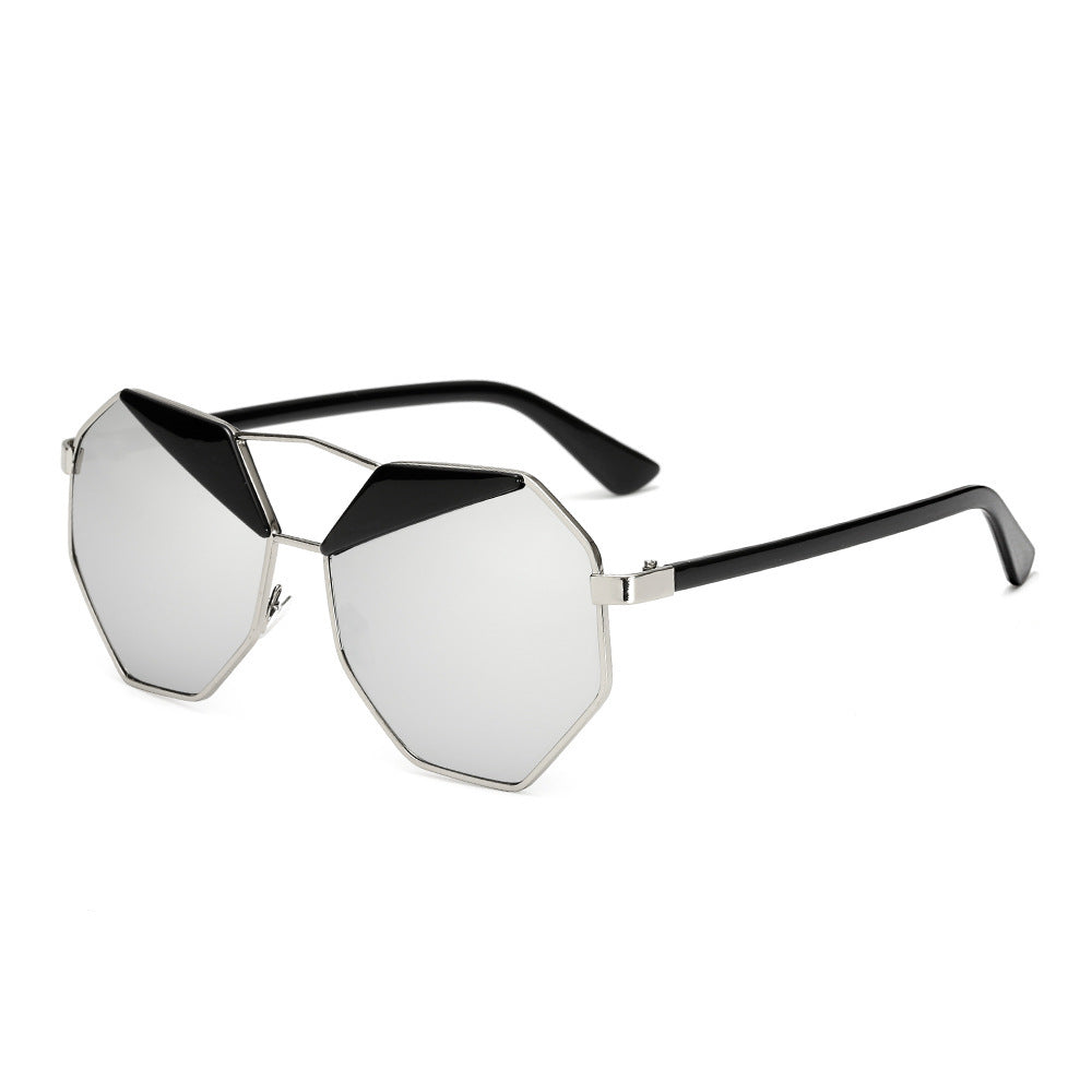 Polygonal eyebrow sunglasses