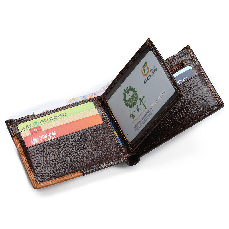 Personality stitching wallet wallet