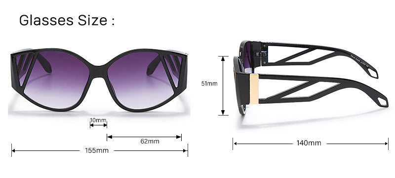 Cat eye sunglasses