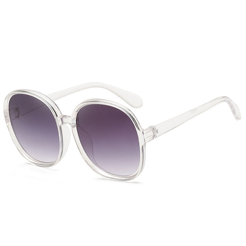 Round big frame sunglasses female UV protection sunglasses