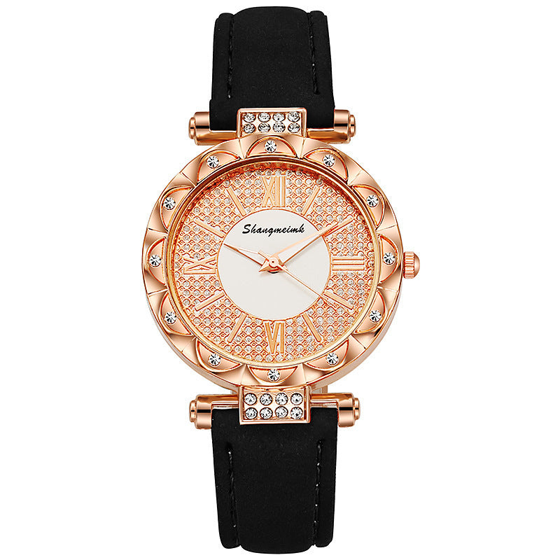 Diamond-encrusted Starry Belt Women's Quartz Watch