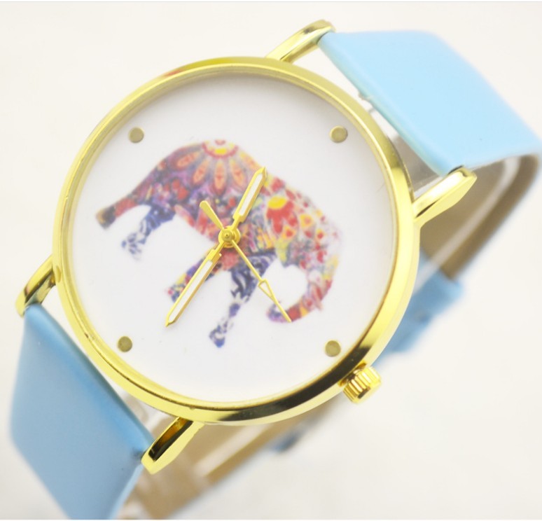 Trade new Geneva watch Geneva leisure belt elephant Geneva belt Watch