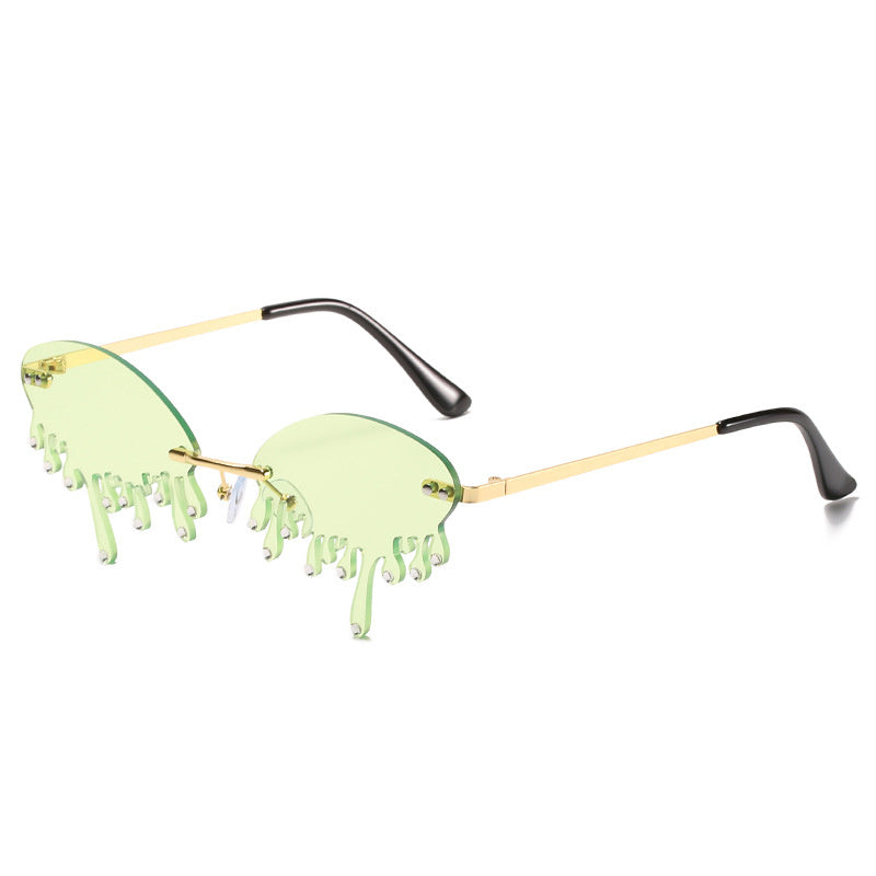 Sunglasses Personality Tear-shaped Visor Glasses