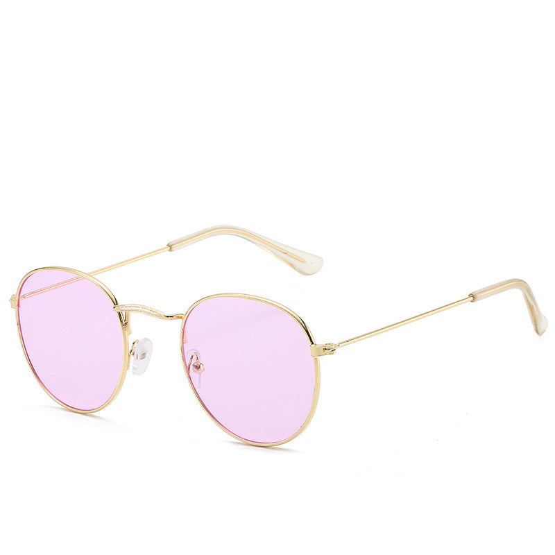 Colorful reflective sunglasses