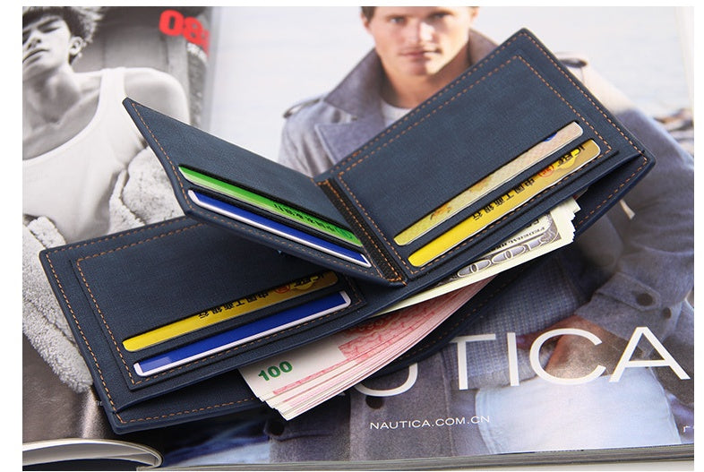 Short large-capacity multifunctional wallet