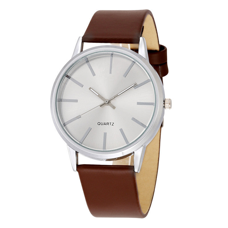 Simple leather strap leisure men's Watch