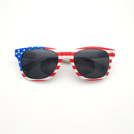 European and American rice nail flag glasses dance party party American flag glasse