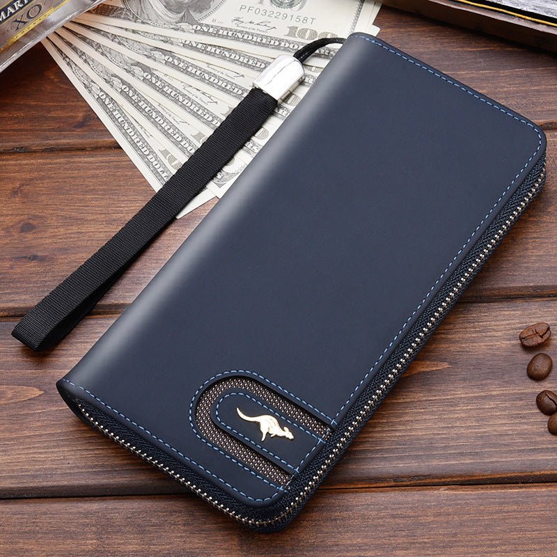 New Men's Wallet Long Zipper