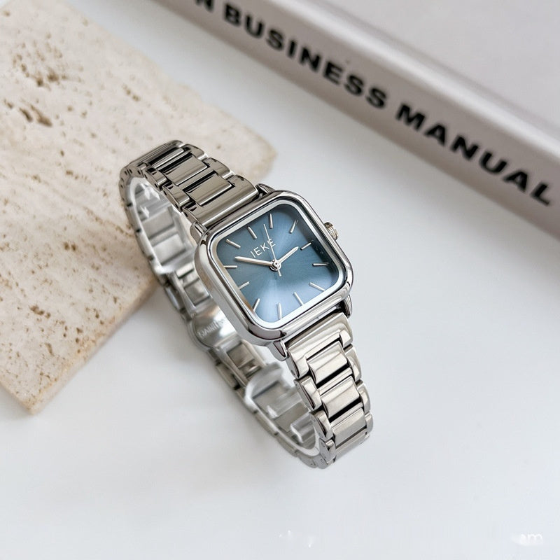 Simple Square Fashion Exquisite Steel Belt Watch