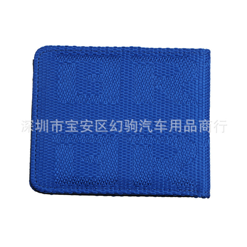 Car Modified Wallet Racing Modified Fabric Short Wallet