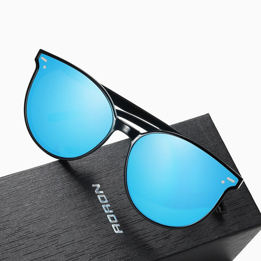 Fashion Round Frame Polarized Sun Glasses