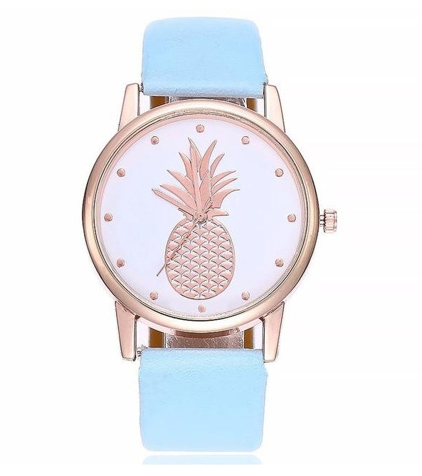 Belt watch Korean version of the watch Personality pineapple pattern simple quartz watch