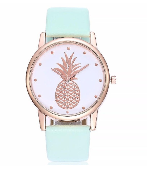 Belt watch Korean version of the watch Personality pineapple pattern simple quartz watch