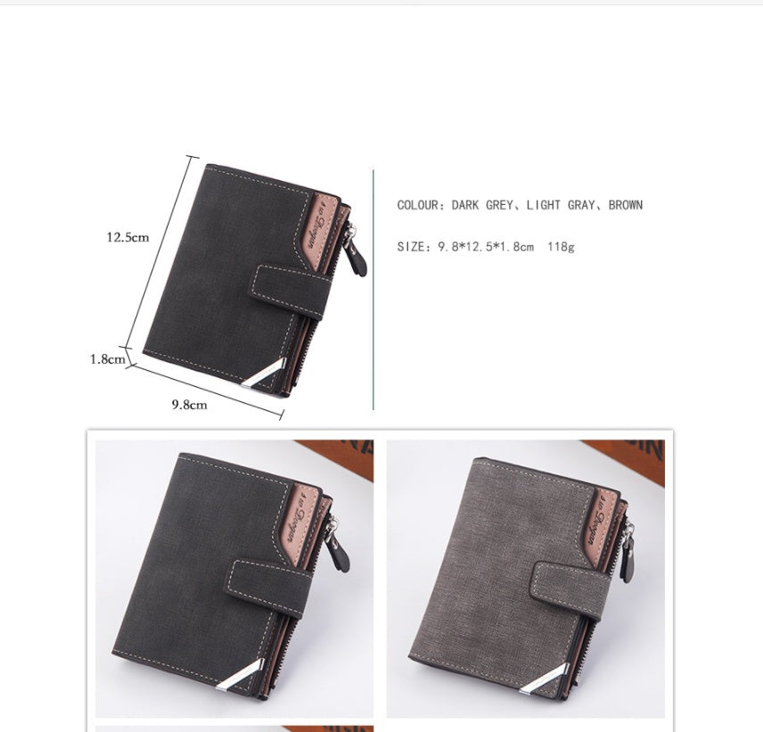 Korean Style Men's Multifunctional Wallet Short Wallet