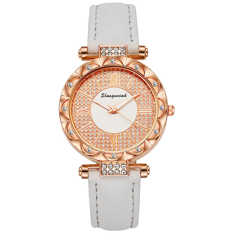 Diamond-encrusted Starry Belt Women's Quartz Watch