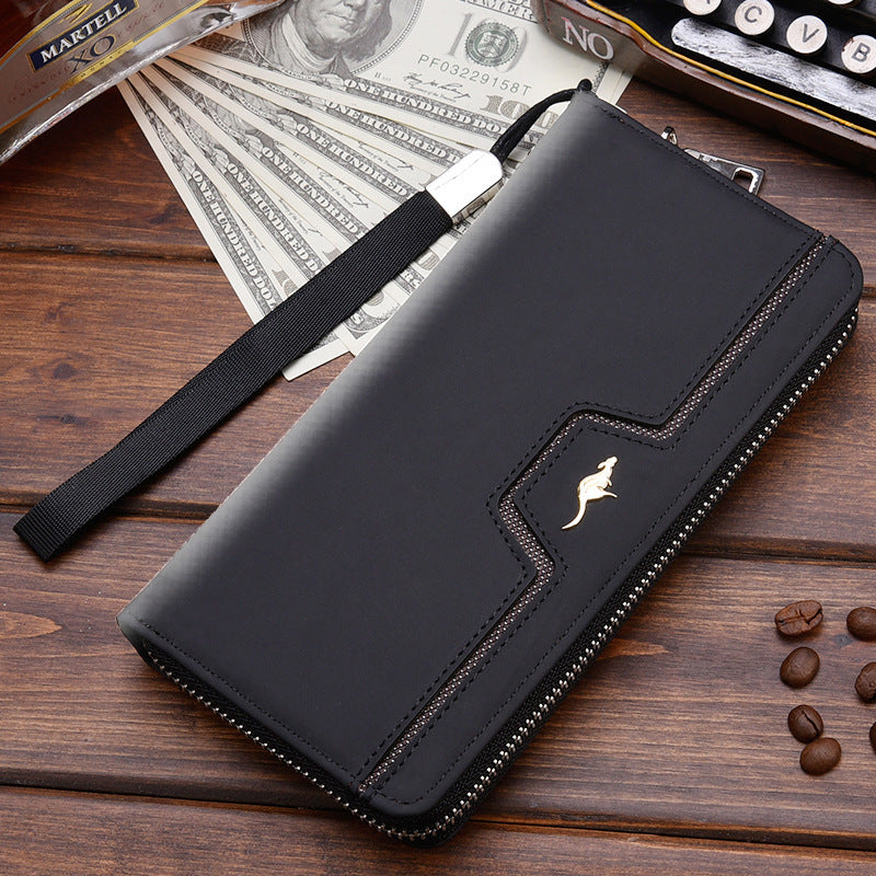 New Men's Wallet Long Zipper