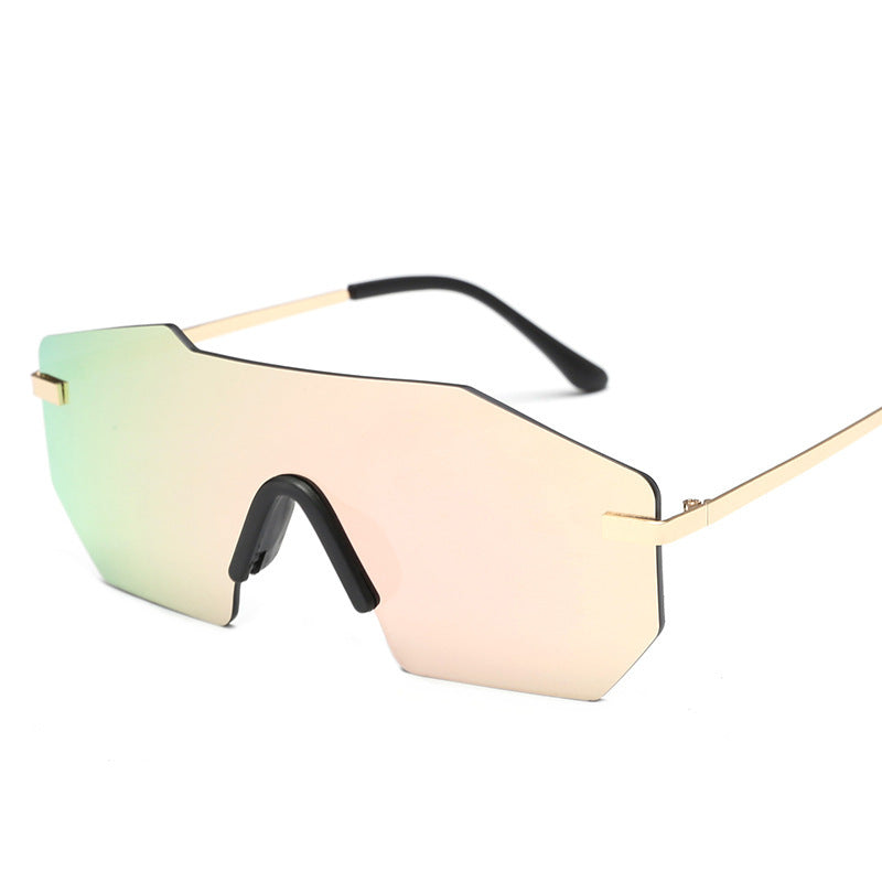 Polygonal men's sunglasses