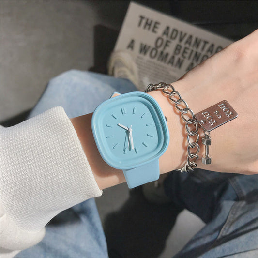 Women's Simple Sugar Cube Milk Square Watch