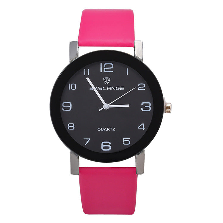 Digital Black Dial Candy Color Simple Casual Quartz Watch