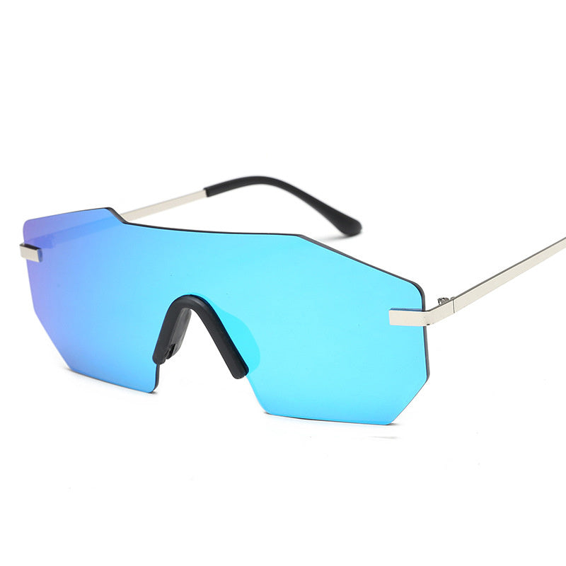 Polygonal men's sunglasses