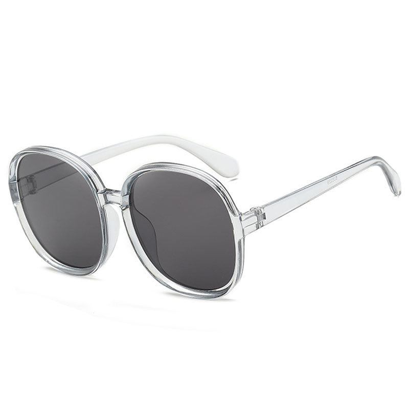 Round big frame sunglasses female UV protection sunglasses