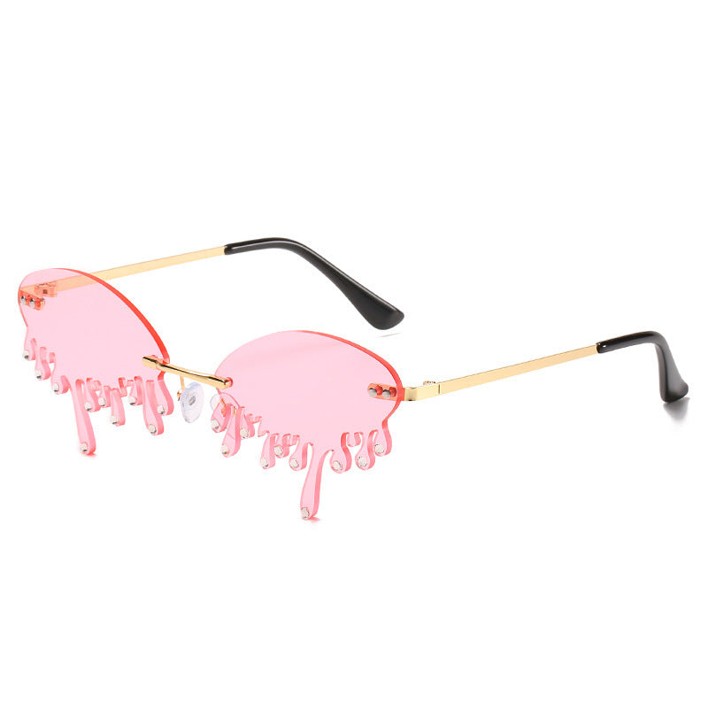 Sunglasses Personality Tear-shaped Visor Glasses