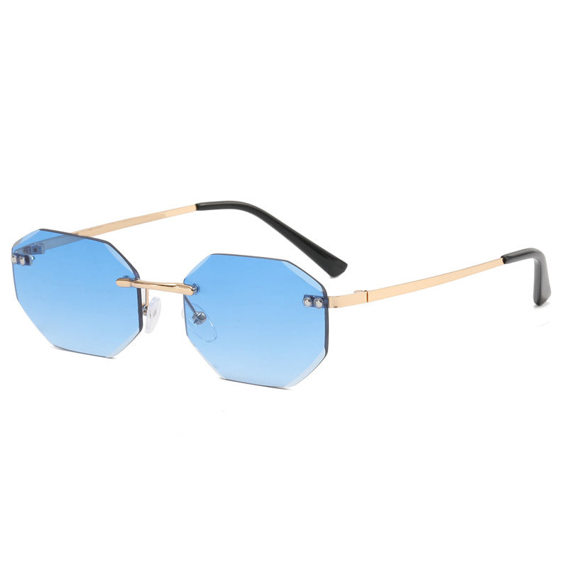 Frameless Polygon Fashion Glasses For Men And Women